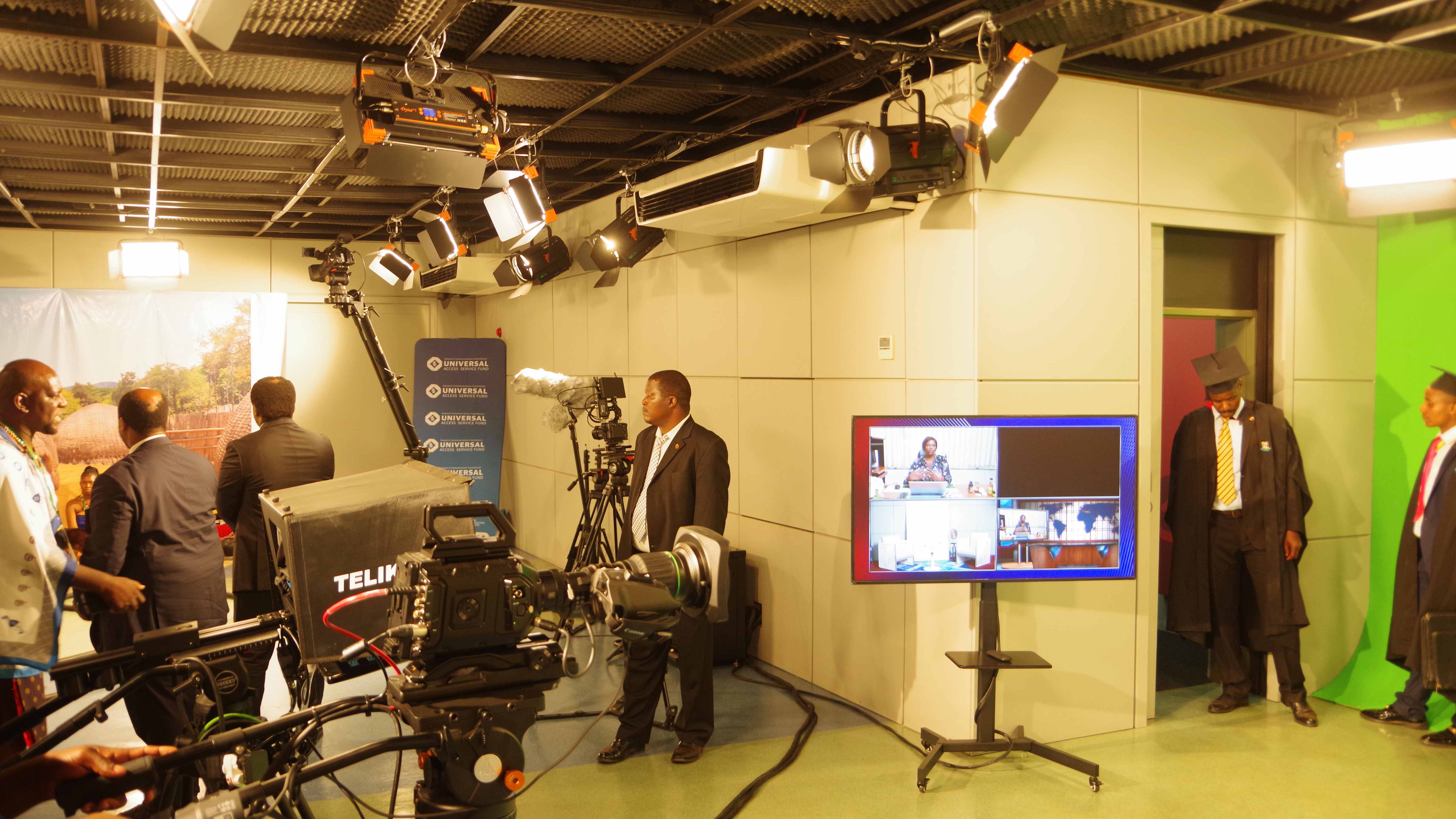 Some of the equipment in the Content Development Lab.